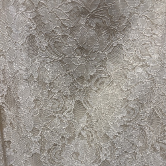 Vintage 90s  Dolce & Gabbana Elegant White Lace Wedding Ceremony Dress 40 - Picture 4 of 12